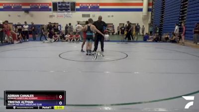 110 lbs Semifinal - Tristan Altman, Kellam Mat Rats Wrestling Club vs Adrian Canales, Scanlan Wrestling Academy