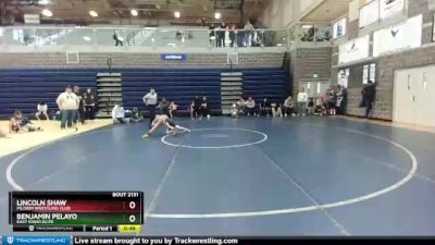 60 lbs 1st Place Match - Benjamin Pelayo, East Idaho Elite vs Lincoln Shaw, Pilgrim Wrestling Club