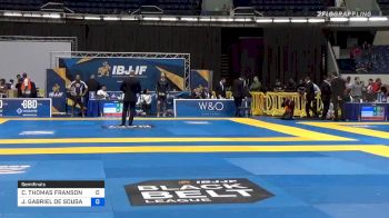 COLE THOMAS FRANSON vs JOÃO GABRIEL DE SOUSA 2019 World IBJJF Jiu-Jitsu No-Gi Championship