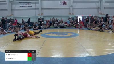 105 lbs Pools - Dilynn Albrecht, Badger Girls Elite vs Jenevy Oladle, EP Rattlers