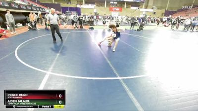 113 lbs Champ. Round 2 - Pierce Hurd, South Dakota vs Aiden Jalajel, Team Tulsa Wrestling Club