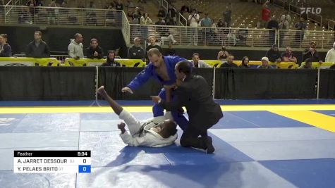 AMON JARRET DESSOURCES vs YURI PELAES BRITO 2024 Pan Jiu Jitsu IBJJF Championship