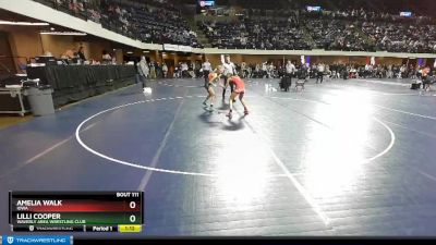 100 lbs Quarterfinal - Amelia Walk, Iowa vs Lilli Cooper, Waverly Area Wrestling Club