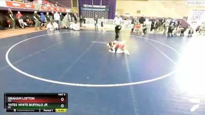 82 lbs 7th Place Match - Yates White Buffalo Jr, ND vs Graham Lofton, MN