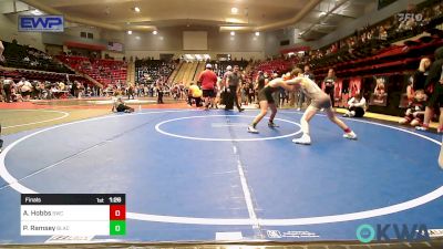 92 lbs Final - Asher Hobbs, Salina Wrestling Club vs Parker Ramsey, Blackfox Wrestling Academy