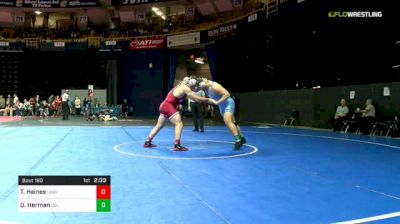 285 lbs Round Of 32 - Thomas Haines, Lock Haven vs Dan Herman, Columbia