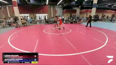 138 lbs Semifinal - Logan Milsaps, Boneyard Wrestling Academy vs Alexander Barros, Best Trained Wrestling