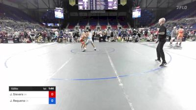 132 lbs Rnd Of 32 - James Sievers, Georgia vs Joshua Requena, California