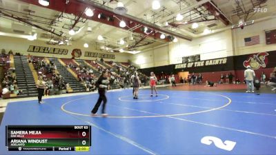 125 lbs Semifinal - Samera Mejia, Oak Hills vs Ariana Windust, Adelanto