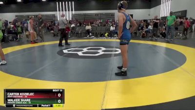 119 lbs Placement Matches (8 Team) - Carter Kozielec, Heat Lightning vs Walker Share, Minions Green (GA)