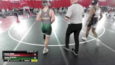 175 lbs Quarterfinal - Elias Reed, X-Factor Elite Wrestling vs Ryan Schulz, Wisconsin