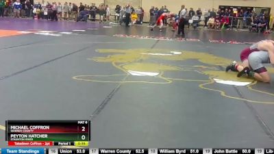 3 - 138 lbs Cons. Round 3 - Michael Coffron, Warren County vs Peyton Hatcher, Staunton River