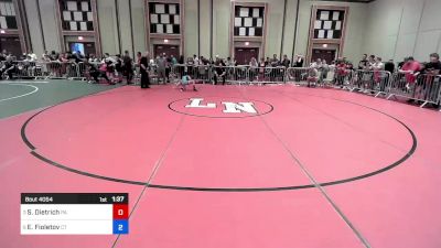 82 lbs Quarterfinal - Silas Dietrich, Pa vs Edward Fioletov, Ct