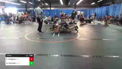 220 lbs Quarterfinal - Colton Hultgren, Milton Union vs Noah Schmidt, Oak Glen