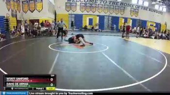 120 lbs Round 2 (8 Team) - Wyatt Sanford, Westside Wrestling Club vs David De Armas, Maximum Performance
