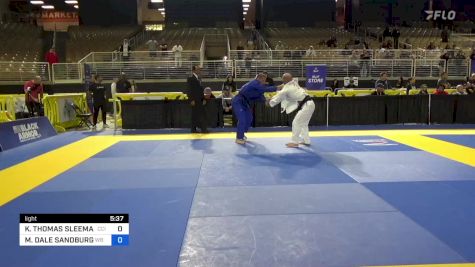 KYLE THOMAS SLEEMAN vs MATTHEW DALE SANDBURG 2024 Pan Jiu Jitsu IBJJF Championship