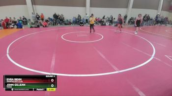 153-164 lbs Round 2 - John Gillean, Texas vs Evra Behn, Spartan Mat Club