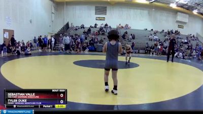 55 lbs Round 3 - Sebastian Valle, The Fort Hammers Wrestling vs Tyler Duke, Perry Meridian Wrestling Club