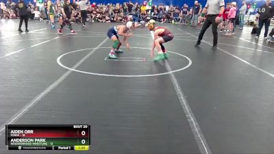 72 lbs Round 5 (8 Team) - Aiden Orr, FORGE vs Anderson Park, Neighborhood Wrestling