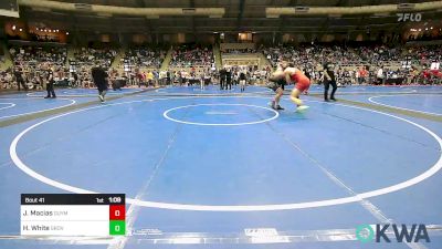 170 lbs Round Of 16 - Jaysen Macias, Guymon Wrestling vs Hunter White, Grove Takedown Club