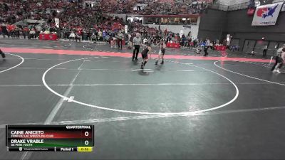 105 lbs Quarterfinal - Drake Vrable, De Pere Youth vs Caine Aniceto, Fond Du Lac Wrestling Club