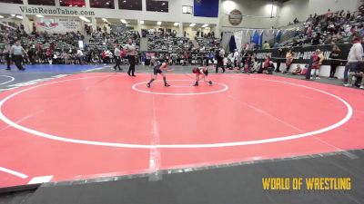 50 lbs Consi Of 8 #1 - Mazie Johnson, Oakdale vs Kimberly Ortiz Torres, Mat Demon Wrestling Club