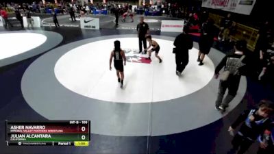 105 lbs Quarterfinal - Julian Alcantara, California vs Asher Navarro, Imperial Valley Panthers Wrestling