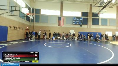 100lbs Cons. Round 6 - Alona Castro, Warden (Girls) vs Praline Werner, Puyallup (Girls)