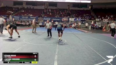 D 1 190 lbs Cons. Round 5 - Ethan Regis, Holy Cross vs Cayden Wiggins, Acadiana