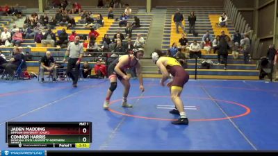 157 lbs Cons. Round 2 - Jaden Madding, Simpson University (Calif.) vs Connor Harris, Montana State University-Northern (Mont.)