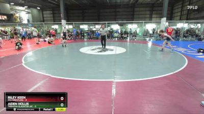 106 lbs Placement (4 Team) - Aiden Hollis, THRACIAN GLADIATOR WC vs Riley Keen, FCA WRESTLING