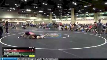 185 lbs Round 3 (10 Team) - Isabella Canada, Beauty And The Creason Iowa vs Katelyn Lewis, Charlie`s Angels-IL Pink