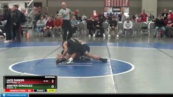 125 lbs Semis & 1st Wrestleback (8 Team) - Griffen Gonzalez, Queens vs Jack Parker, Bellarmine