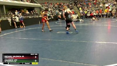 160 lbs Cons. Round 2 - Maverick Joy, WC Takedown Club vs Michael Valencia Jr., Nebraska Boyz