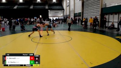 149 lbs Cons. Round 1 - Cohen Suchy, Barton vs Cole Bennett, Colorado State University - Pueblo