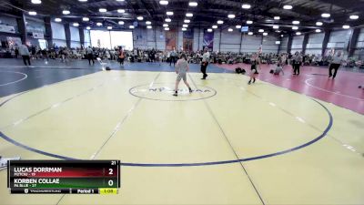 84 lbs Rd# 9- 2:15pm Saturday Final Pool - Lucas Dorrman, M2TCNJ vs Korben Collae, PA Blue