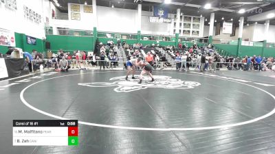 160 lbs Consi Of 16 #1 - Beau Zeh, Canisteo-greenwood vs Michael Malfitano, Pearl River