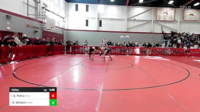 152 lbs Consi Of 8 #2 - Quinn Polny, Holliston vs Alex Willard, Hampshire