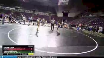 77 lbs Round 2 (10 Team) - Hudson Bragg, Bear Cave Wrestling Club vs Dylan Saba, Colorado Regulators Wrestling Club