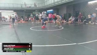 145 lbs Round 2 (10 Team) - Jaelen Culp, Alabama Elite Red vs Evan Wittman, Assassins Blue