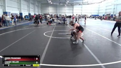 133 lbs Cons. Round 4 - Aiden Prunoske, RIT vs Caiden Heller, Messiah