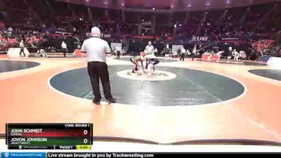 3A 195 lbs Cons. Round 1 - Jovon Johnson, Joliet (West) vs John Schmidt, Geneva