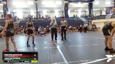 95 lbs Round 4 (6 Team) - PRESTON PATRICK, MF Savages vs Preston Bartolini, Carolina Reapers