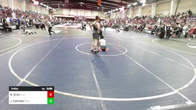 144 lbs Round Of 32 - Noah Gray, Olathe vs Julian Estrada, Stout Wrestling Academy