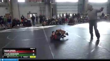 105 lbs Round 2 (4 Team) - Tyler Dekraker, PA Alliance Black vs Gavin Green, Junior Terps Xpress