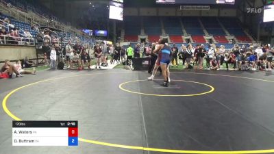 170 lbs Cons Semi - Adam Waters, Pennsylvania vs Deontre Buttram, Oklahoma