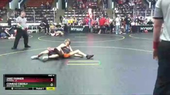 85 lbs Finals (8 Team) - Jake Farner, Davison vs Conrad Eberly, Brighton Black