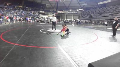 77 lbs Cons. Round 4 - Noah Schimke, NWWC vs Aj Saldana, Tri-Town Bullyz Wrestling