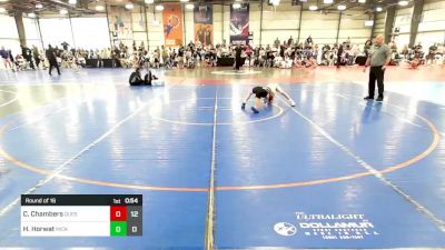 65 lbs Round Of 16 - Colton Chambers, Quest School Of Wrestling Elem vs Hayden Horwat, Micky's Minions Blue