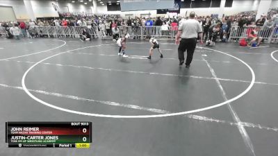 53 lbs Champ. Round 1 - Justin-Carter Jones, Toss Em Up Wrestling Academy vs John Reimer, Team Nazar Training Center